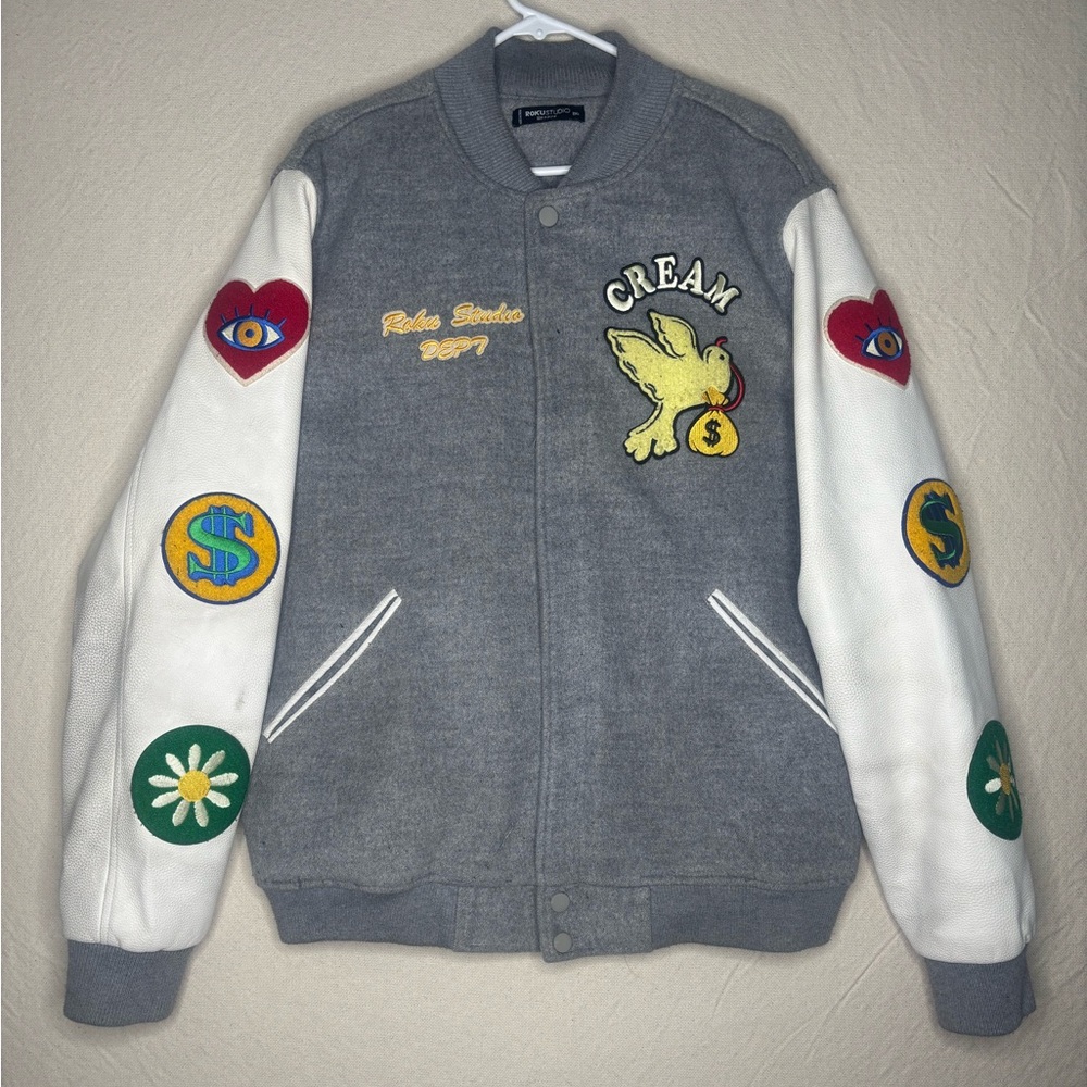 Men’s 2XL Roku studio varsity jacket